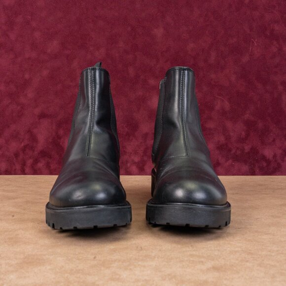 Vagabond Women Kenova Black Leather Lug Sole Chelsea Ankle Boots Sz 10 - Picture 4 of 8